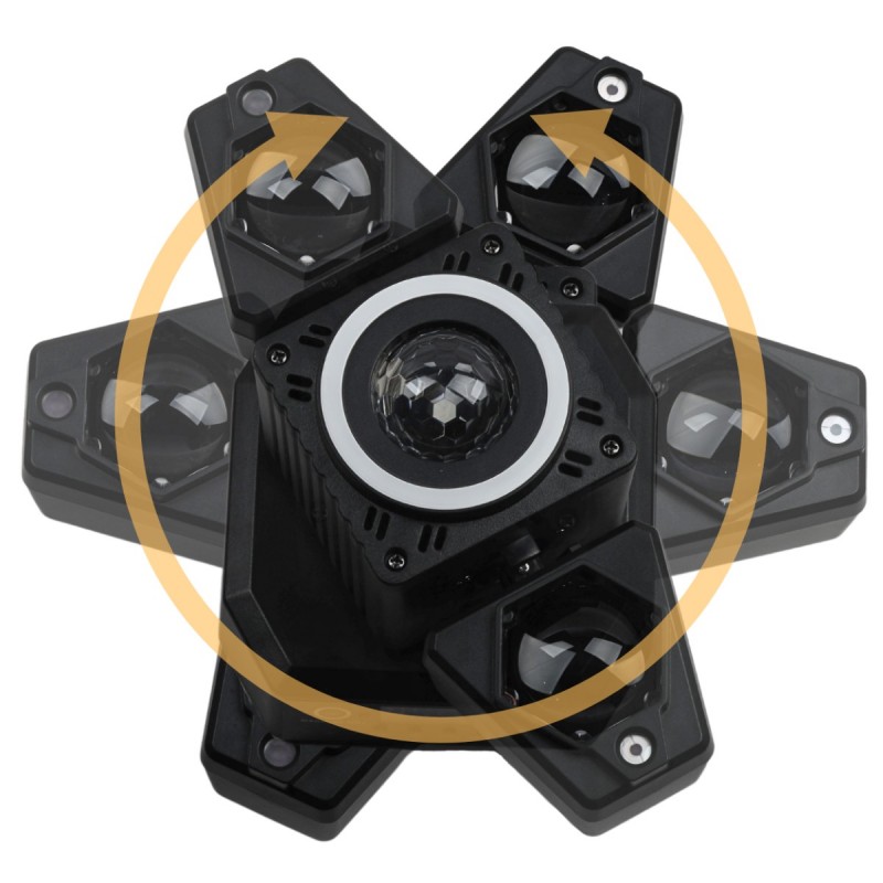 Light4Me Madness 4in1 - Multiefekt świetlny LED RGBW