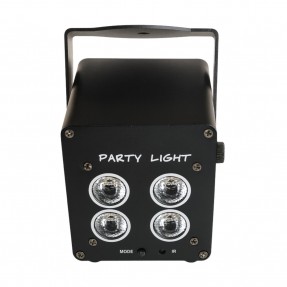 Light4Me Accu Par 4x3W - Reflektor akumulatorowy PAR 3600 mAh RGB LED