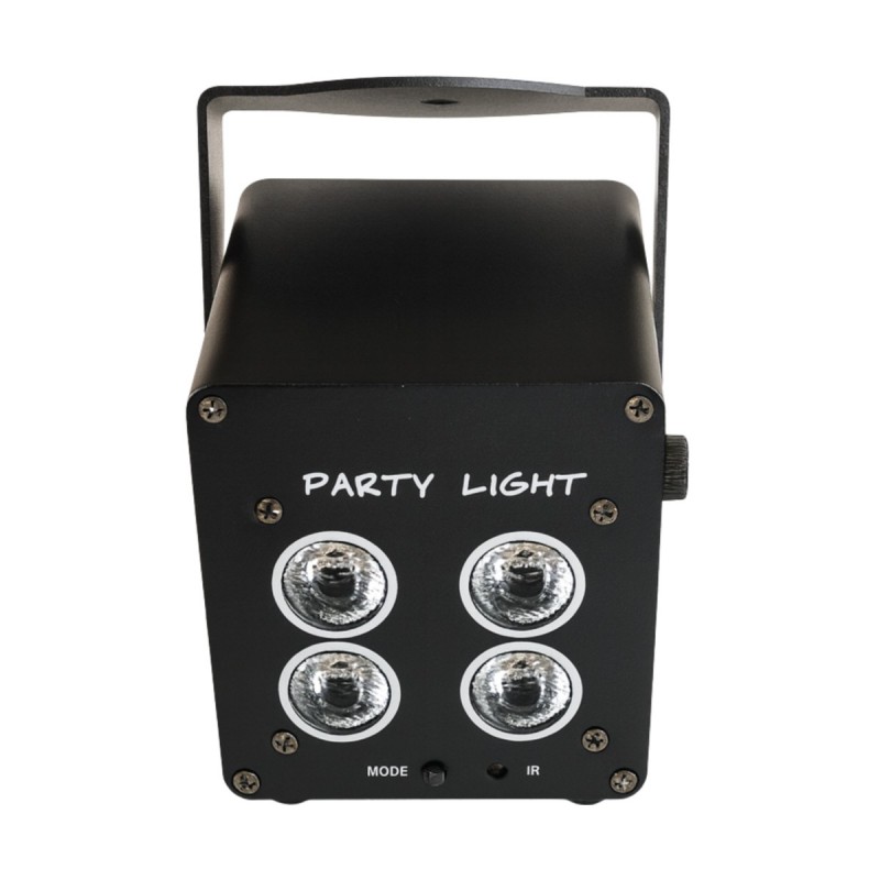 Light4Me Accu Par 4x3W - Reflektor akumulatorowy PAR 3600 mAh RGB LED