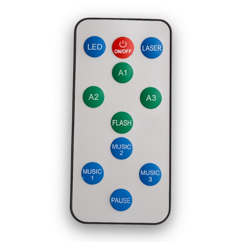 Light4Me Accu Par 4x3W - Reflektor akumulatorowy PAR 3600 mAh RGB LED