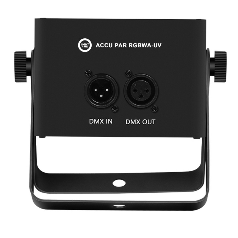 Light4Me Accu Par RGBWA-UV - Reflektor bateryjny 4400 mAh 6x6W LED