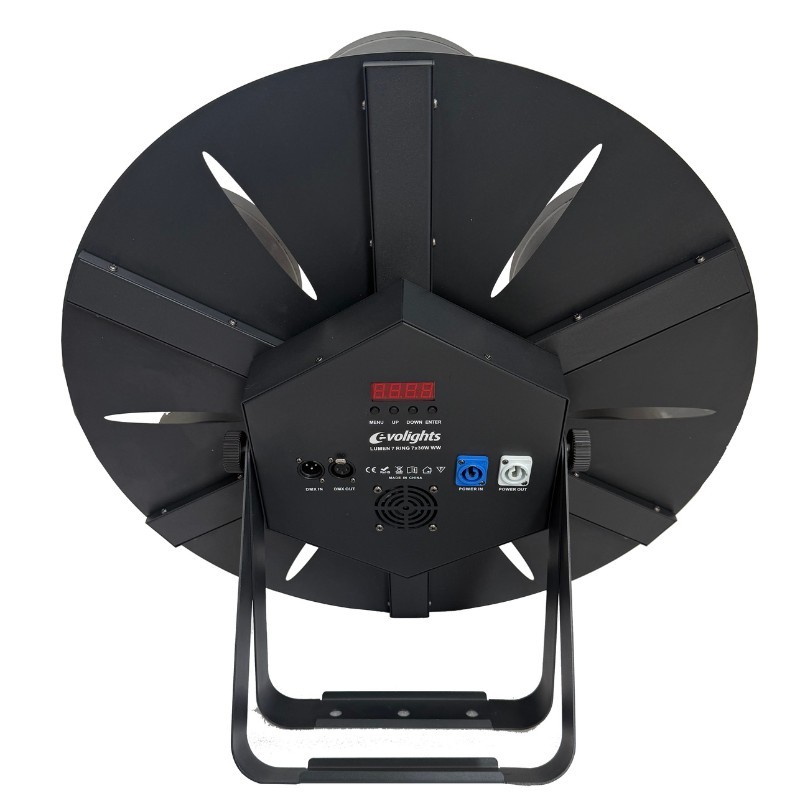 Evolights Lumen 7 Ring - Reflektor estradowy vintage oświetlenie sceniczne retro