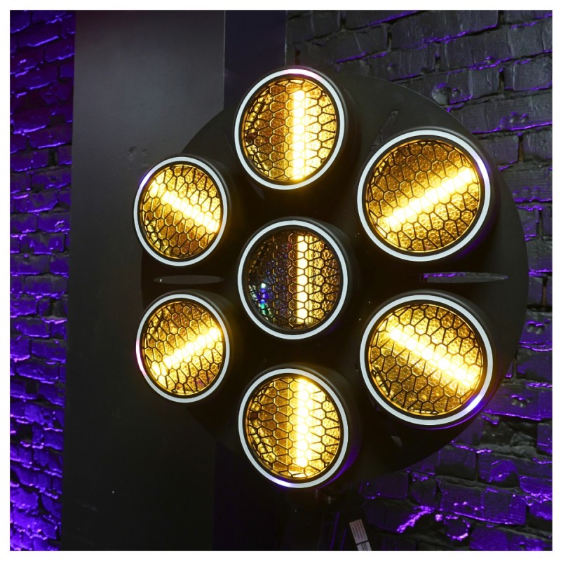 Evolights Lumen 7 Ring - Reflektor estradowy vintage oświetlenie sceniczne retro