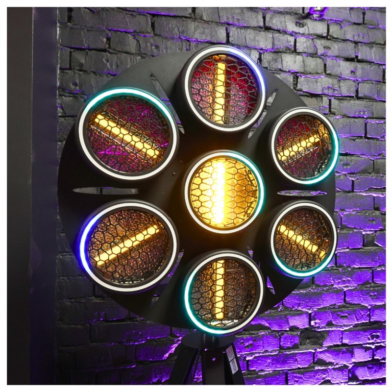 Evolights Lumen 7 Ring - Reflektor estradowy vintage oświetlenie sceniczne retro
