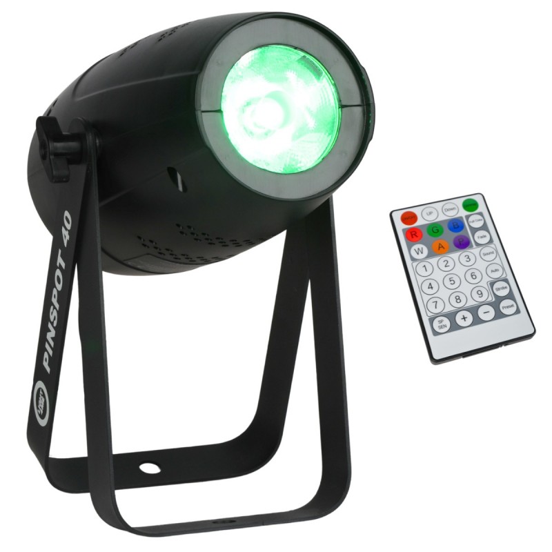 Light4Me Pinspot 40 - Reflektor sceniczny 40W RGBW SMD5060 LED