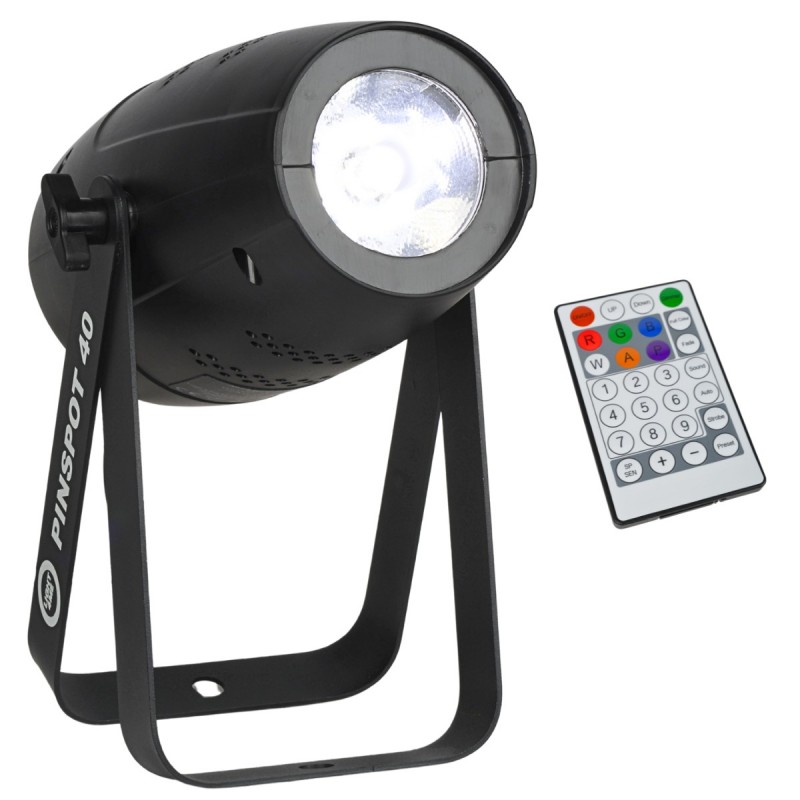Light4Me Pinspot 40 - Reflektor sceniczny 40W RGBW SMD5060 LED