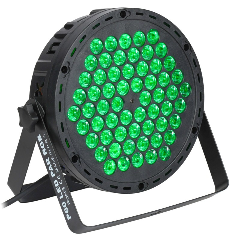 Light4Me P60 LED PAR RGB - Reflektor sceniczny efekt oświetleniowy 60x0,9W LED