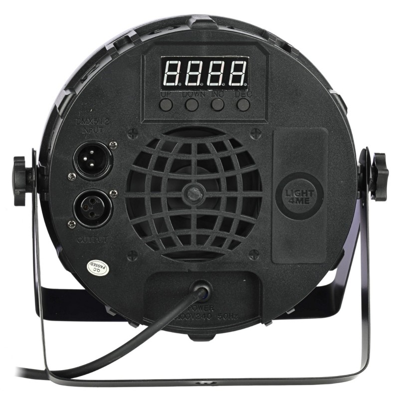 Light4Me P60 LED PAR RGB - Reflektor sceniczny efekt oświetleniowy 60x0,9W LED