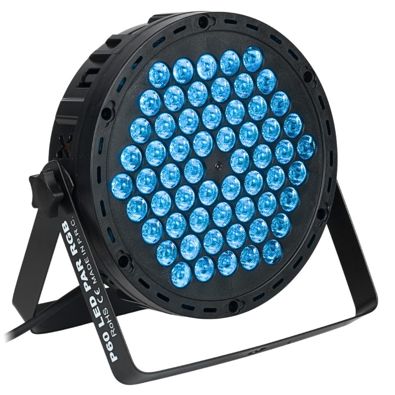 Light4Me P60 LED PAR RGB - Reflektor sceniczny efekt oświetleniowy 60x0,9W LED