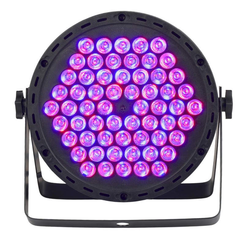Light4Me P60 LED PAR RGB - Reflektor sceniczny efekt oświetleniowy 60x0,9W LED