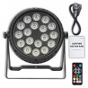 Light4Me Hex Par Ring - Reflektor sceniczny PAR DMX 18x6W RGBWA+UV LED