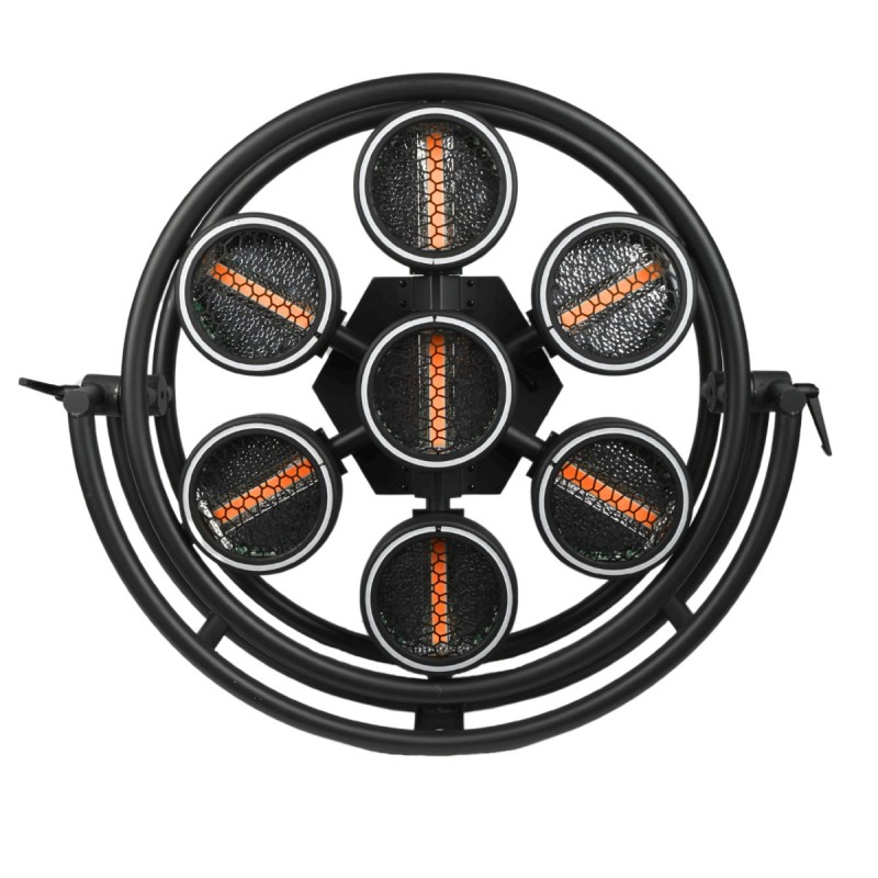 Light4Me Vintage 700 LED - Reflektor sceniczny retro LED COB RGB