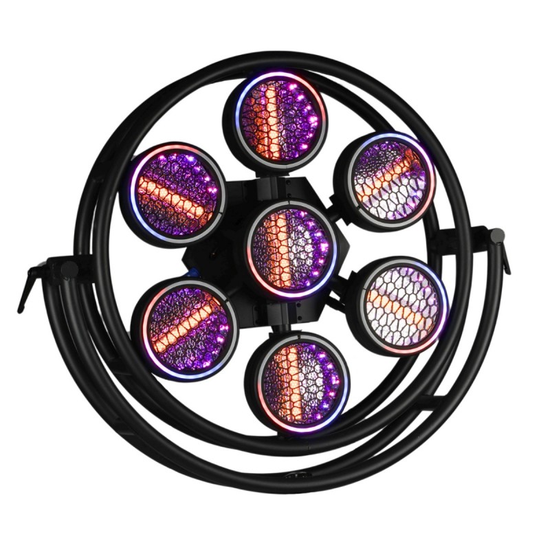 Light4Me Vintage 700 LED - Reflektor sceniczny retro LED COB RGB