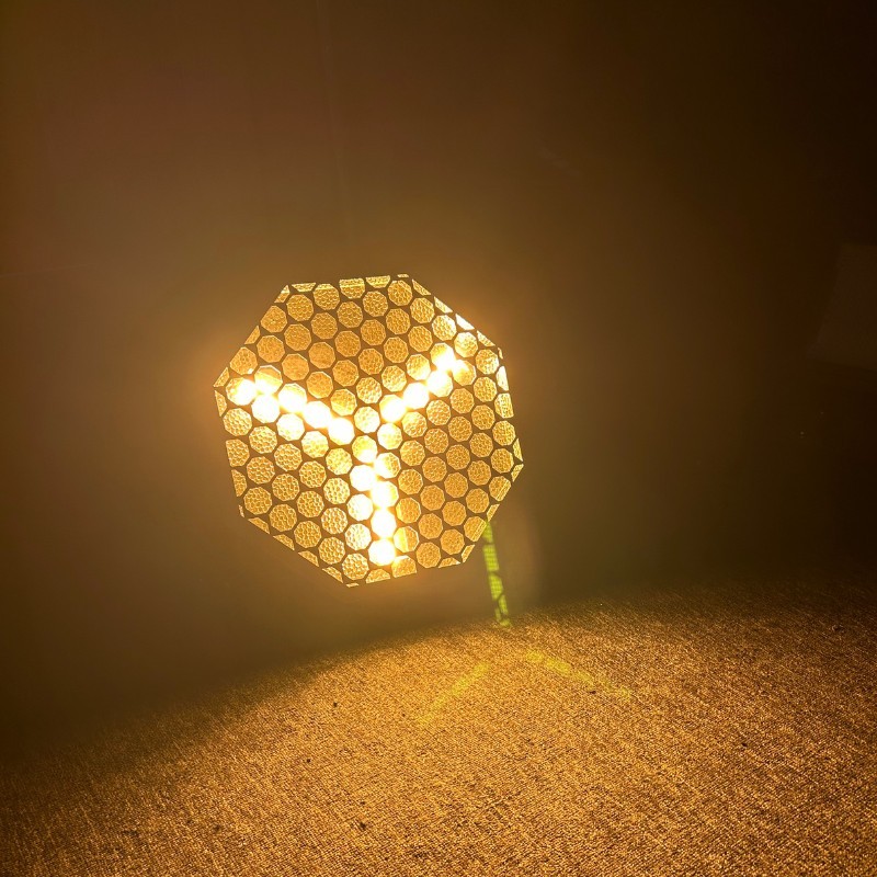 Light4Me Lumen Octo - Reflektor sceniczny retro LED COB RGB