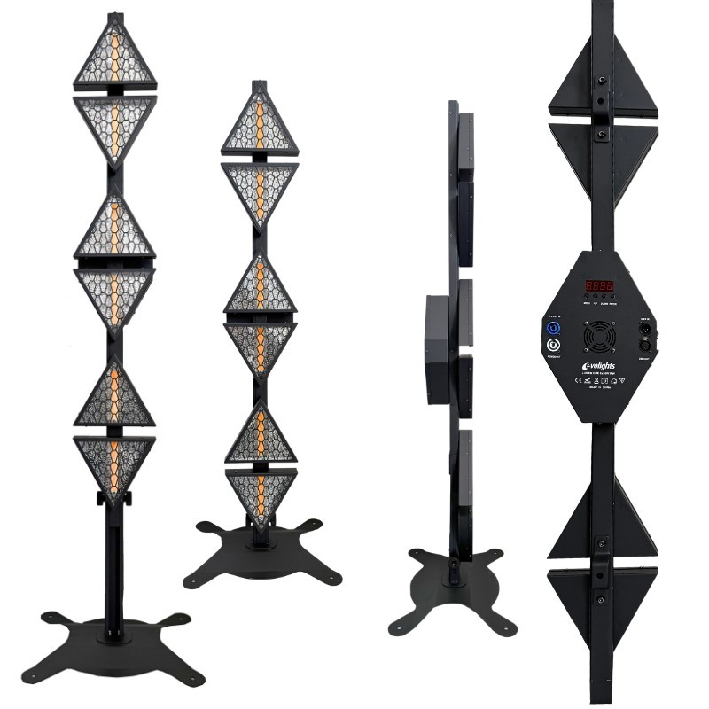 Evolights Lumen One - Reflektor sceniczny retro LED oświetlenie estradowe vintage