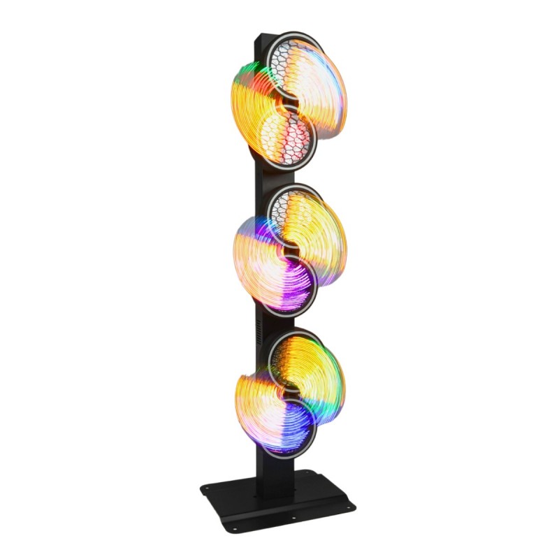 Evolights Lumen Roto - Ruchome oświetlenie sceniczne LED retro vintage RGB