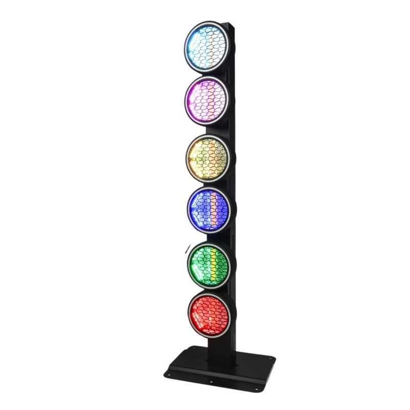 Evolights Lumen Roto - Ruchome oświetlenie sceniczne LED retro vintage RGB