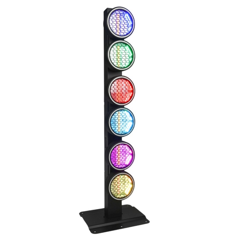 Evolights Lumen Roto - Ruchome oświetlenie sceniczne LED retro vintage RGB