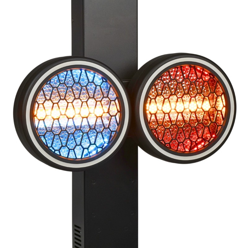 Evolights Lumen Roto - Ruchome oświetlenie sceniczne LED retro vintage RGB