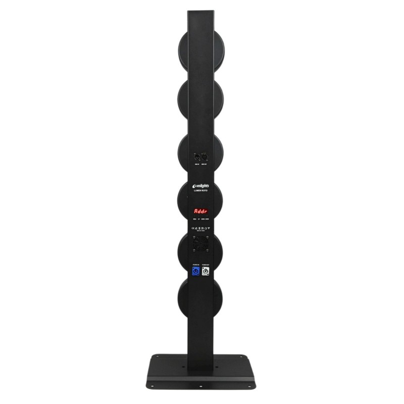 Evolights Lumen Roto - Ruchome oświetlenie sceniczne LED retro vintage RGB