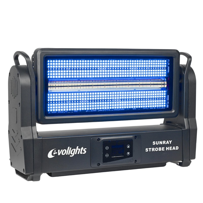 Evolights Sunray Strobe Head - Ruchomy stroboskop sceniczny LED IP65