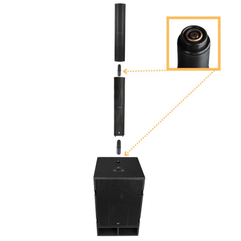 V-Tone Booster 18 - System słupkowy PA