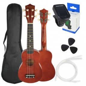 Suprimo UK21 SET DW - Ukulele sopranowe zestaw