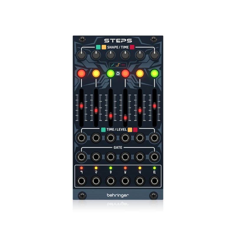 Behringer STEPS moduł analogowy - 1 - Moduły syntezatora - Behringer STEPS to wieloźródłowy moduł analogowy modulacyjny oraz sek
