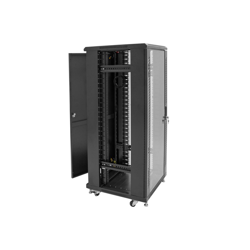 Roadinger SSC-20 - Szafa rack z drzwiami szklanymi 20U