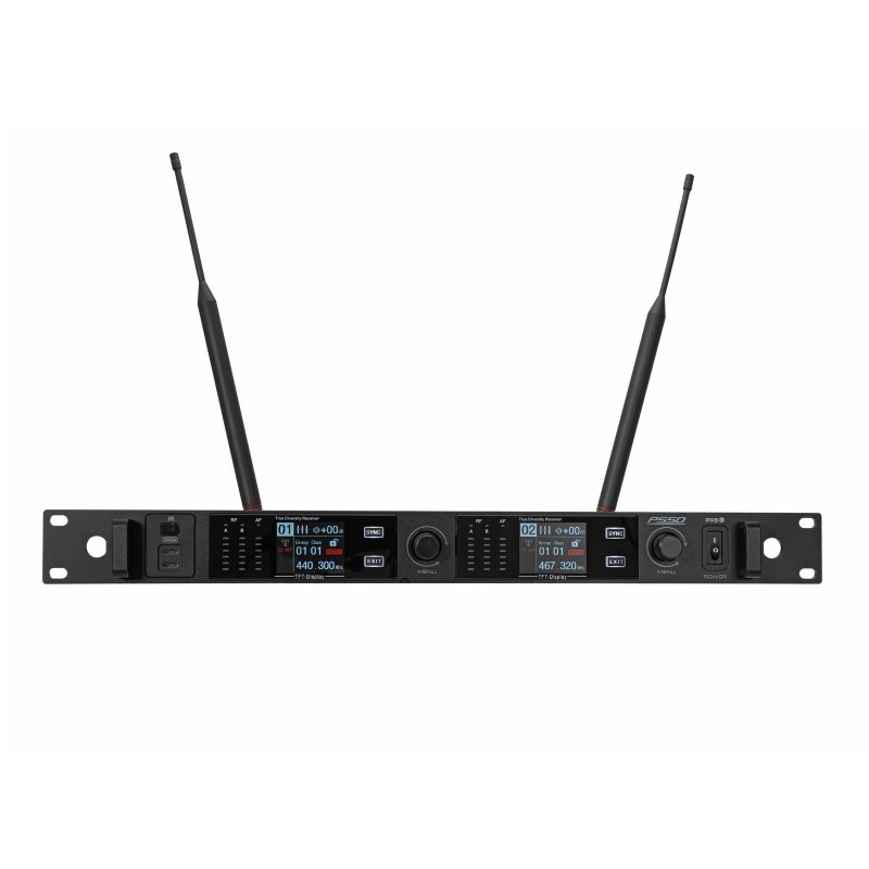 PSSO PXS TWO - Odbiornik bezprzewodowy True Diversity 2-kanałowy 470–510 MHz