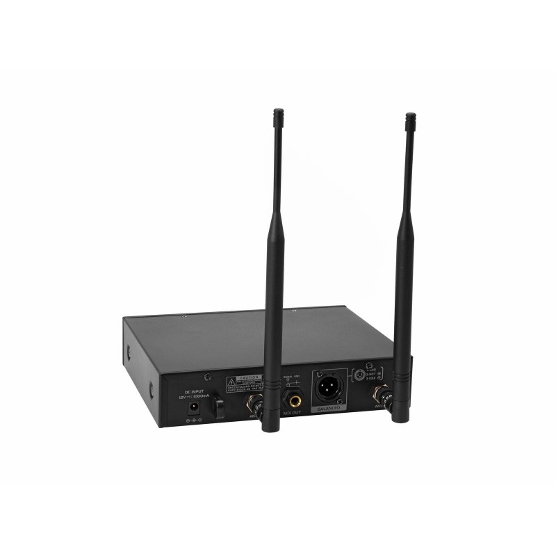 Omnitronic UHF-601 - System bezprzewodowy z mikrofonem doręcznym 823-832/863-865 MHz