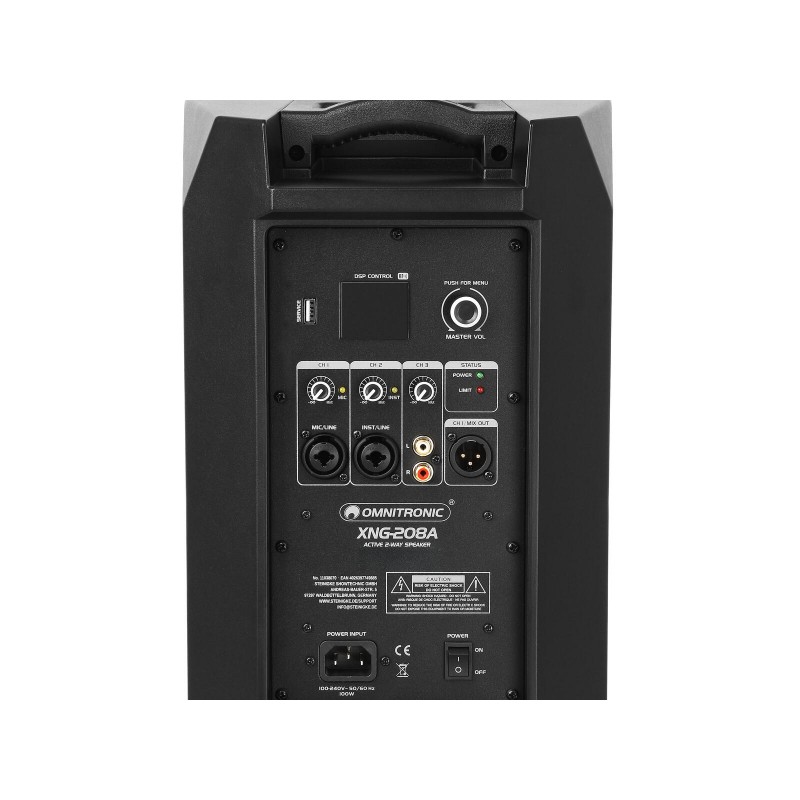 Omnitronic XNG-208A - Kolumna aktywna 8" 350W RMS