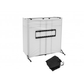 Omnitronic przenośne stanowisko DJ-a z 2x pokrowcem tekstylnym i uchwytem do telewizora