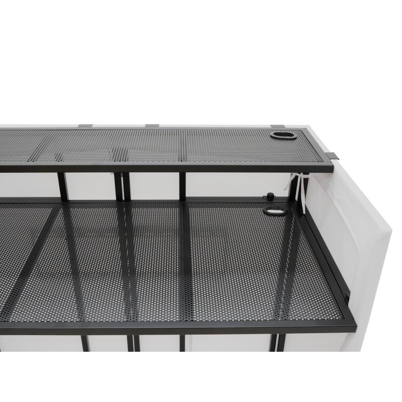 Omnitronic przenośne stanowisko DJ-a z 2x pokrowcem tekstylnym i uchwytem do telewizora