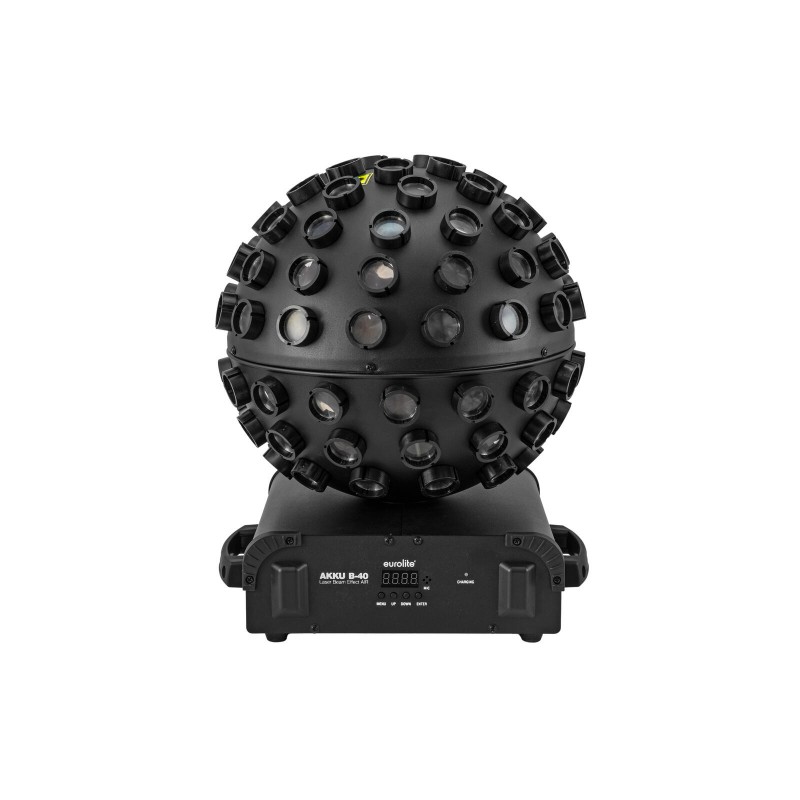 Eurolite AKKU B-40 Laser Beam Effect AIR Black - Kula świetlna