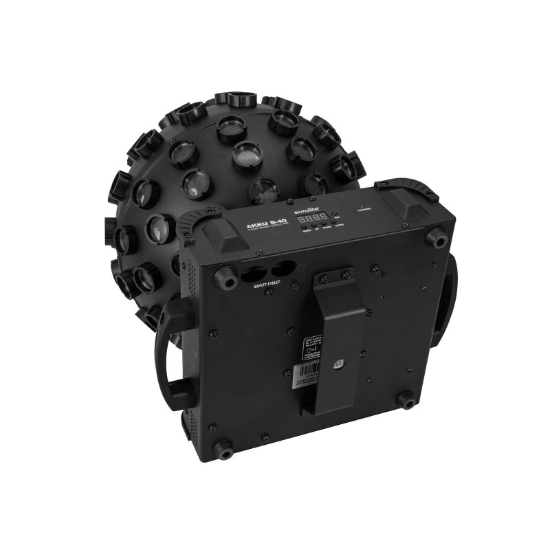 Eurolite AKKU B-40 Laser Beam Effect AIR Black - Kula świetlna