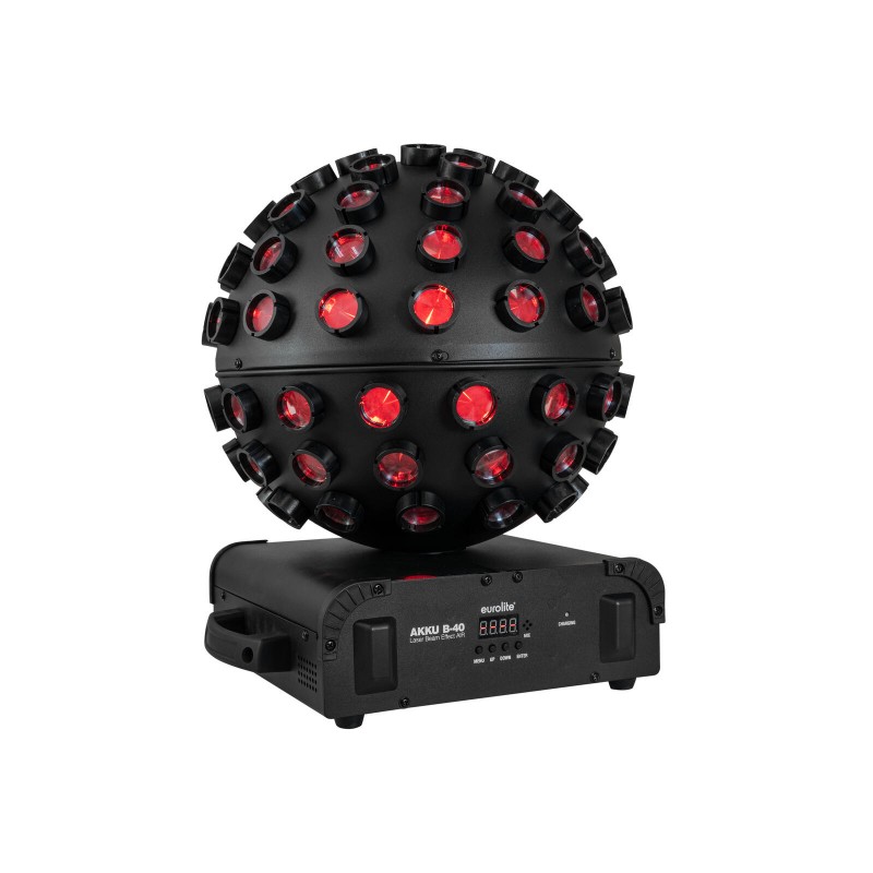 Eurolite AKKU B-40 Laser Beam Effect AIR Black - Kula świetlna