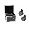 Eurolite zestaw oświetleniowy 2x LED CAT-80 Beam Effect + skrzynia transportowa