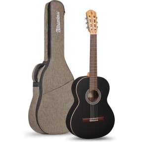 Alhambra 1C Black Satin - gitara klasyczna 4/4 z pokrowcem 10mm w zestawie - 1 - Gitary klasyczne - Alhambra 1C Black Satin  to 