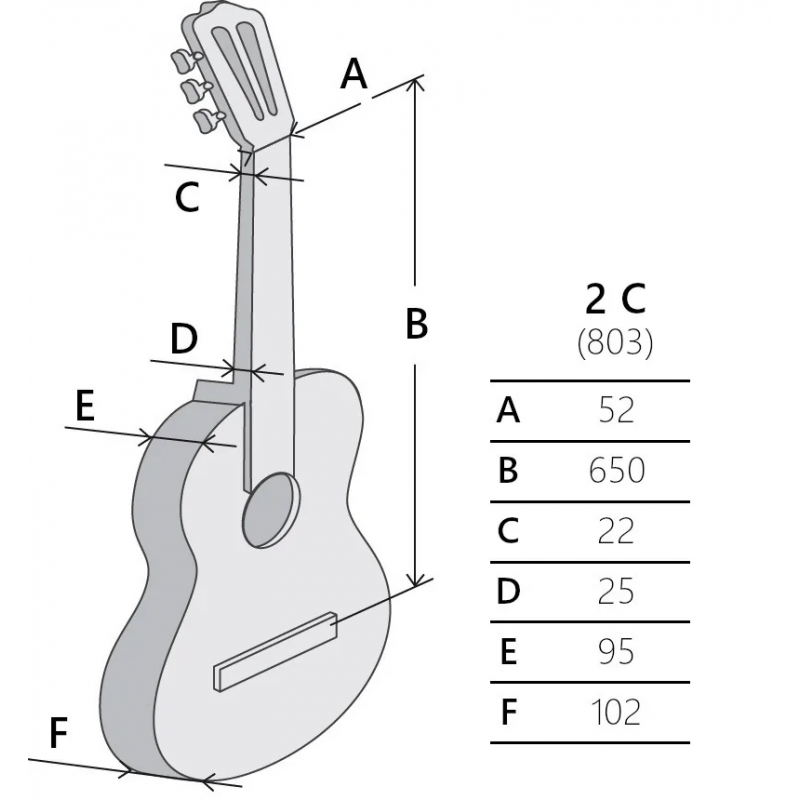 Alhambra 2C - Gitara klasyczna - 5 - Gitary klasyczne - Alhambra 2C  to gitara klasyczna o świetnym brzmieniu i doskonałej jakoś