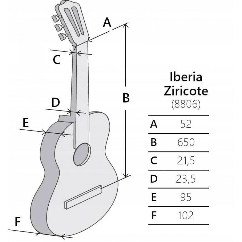 Alhambra Iberia Ziricote - gitara klasyczna 4/4 + Pokrowiec 10mm w zestawie - 7 - Gitary klasyczne - Alhambra Iberia Ziricote  t