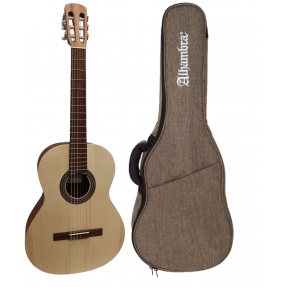 Alhambra Laqant Abeto Gitara klasyczna 4/4 + Pokrowiec 10mm w zestawie - 1 - Gitary klasyczne - Alhambra Lagant Abeto to idealne