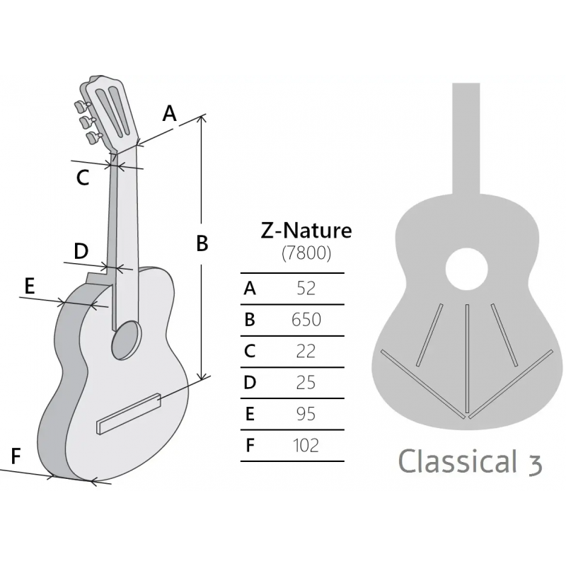 Alhambra Z-NATURE Gitara klasyczna 4/4 + Pokrowiec 10mm w zestawie - 8 - Gitary klasyczne - Alhambra Z-Nature  to gitara klasycz