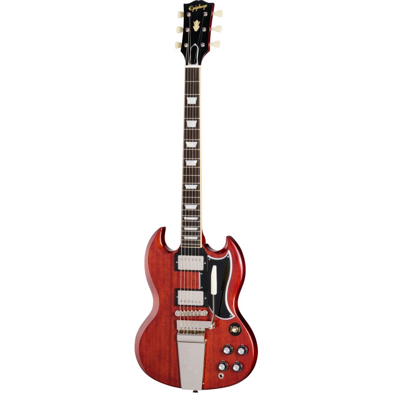Epiphone 1964 SG Standard with Maestro Vibrola Reissue Cherry Red gitara elektryczna - 1 - Gitary elektryczne - Gitara elektrycz