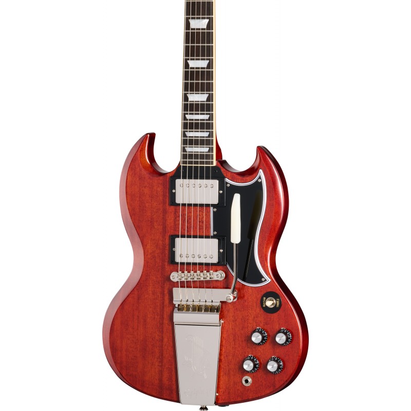 Epiphone 1964 SG Standard with Maestro Vibrola Reissue Cherry Red gitara elektryczna - 4 - Gitary elektryczne - Gitara elektrycz