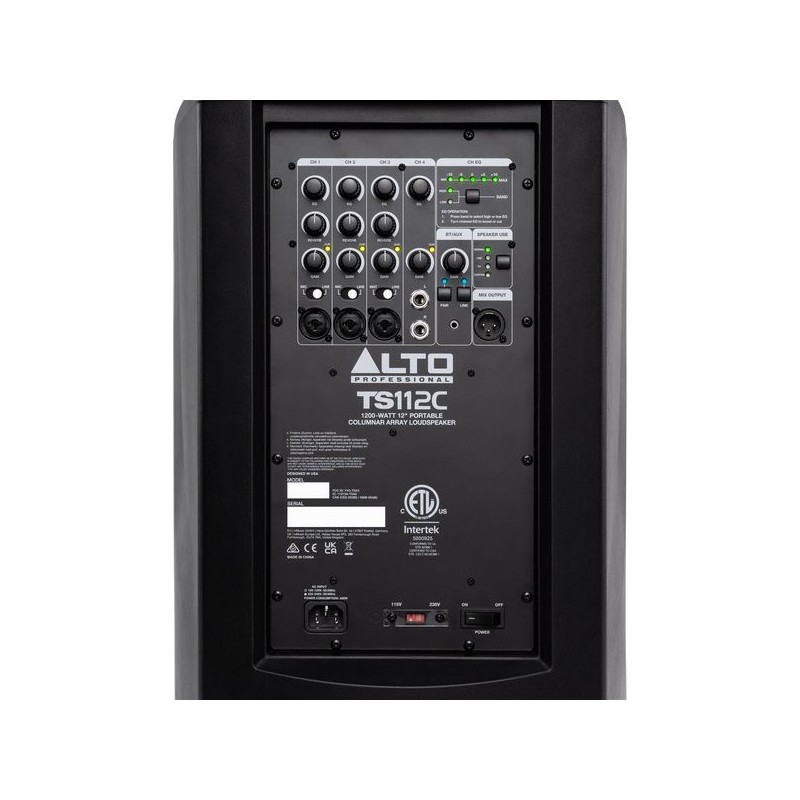 Alto Professional TS112C - słupkowy system nagłośnieniowy PA - 8 - Systemy słupkowe - Alto Pro TS112C to Słupkowy system nagłośn