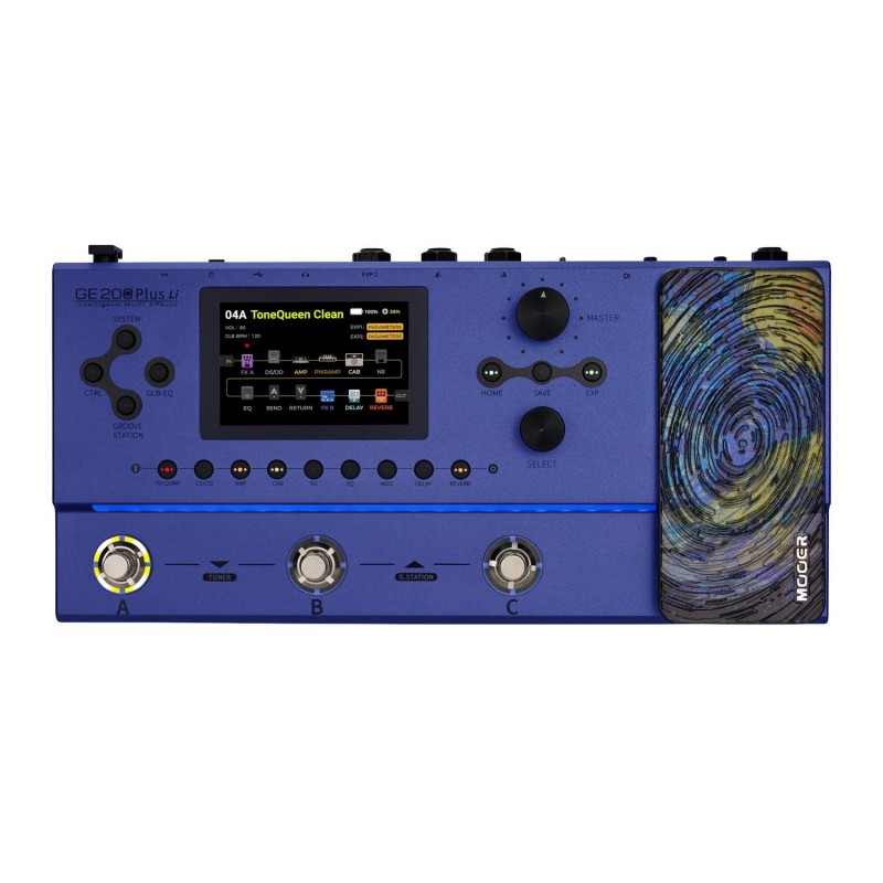 Mooer GE200 Plus Li  - Multi-efekt gitarowy
