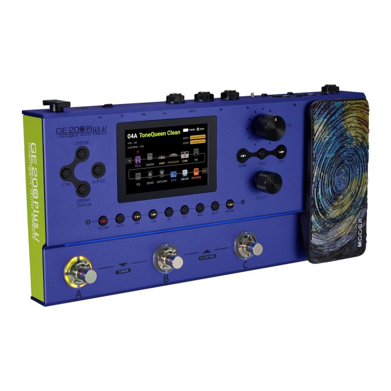 Mooer GE200 Plus Li  - Multi-efekt gitarowy