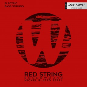 Warwick Red Strings Bass String Set, Nickel-Plated Steel - 4-String, Light, .035-.095 Struny do basu - 1 - Struny basowe - Warwi