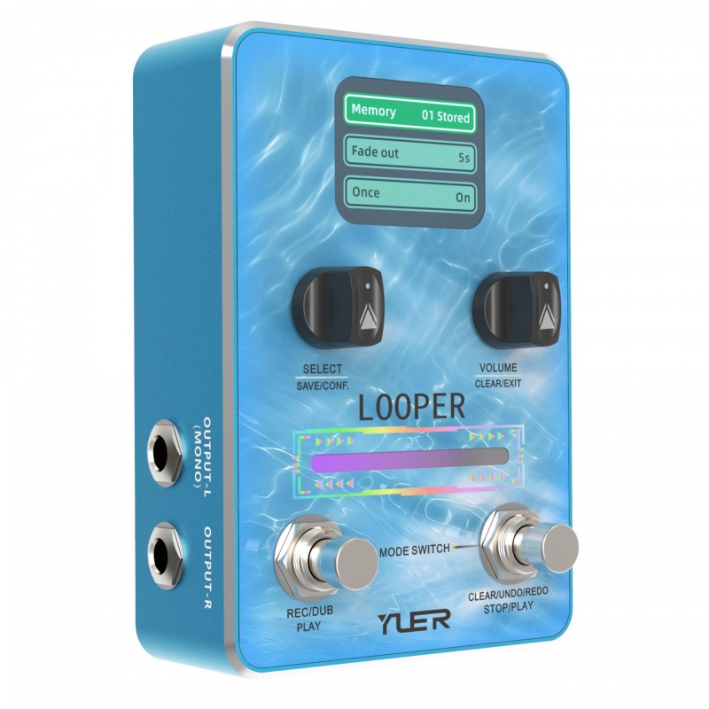Yuer XS-02 Looper stereofoniczny efekt looper do gitary - 2 - Efekty Loop - Stereofoniczny efekt looper, wysokiej jakości looper
